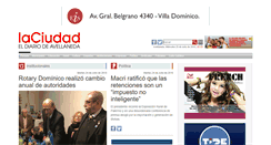 Desktop Screenshot of laciudadavellaneda.com.ar