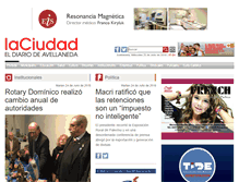 Tablet Screenshot of laciudadavellaneda.com.ar